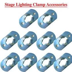 10pcs Stage Clamps Quick Lock Screw Metal Connector Truss Hook Accessories DJ Moving Head Light Fast Lock Clamp Base Lock Parts