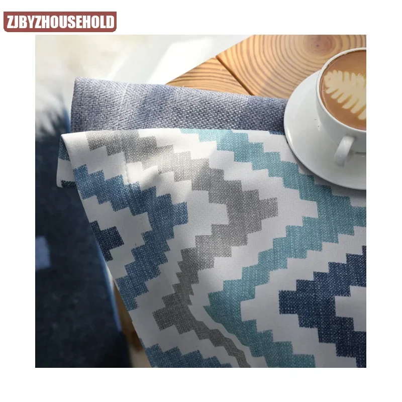 Nordic Modern Minimalist Curtains for Living Dining Room Bedroom Luxury Corrugated Contrast Stitching Blackout Curtains