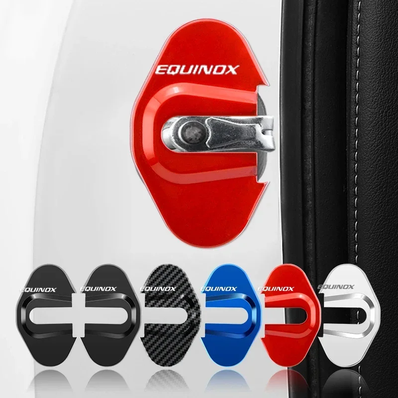 4PCS Stainless Steel Door Lock Cover for Chevrolet EQUINOX Logo Anti Rust Protect Case Interior Styling Auto Accessories - view 2