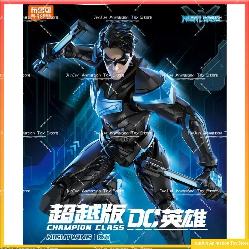 Blokees en Stock, Figuras de Acción de DC Heroes: Nightwing, Batman, Superman, Rocket Raccoon, Moon Knight, Modelo Coleccionable, Regalo