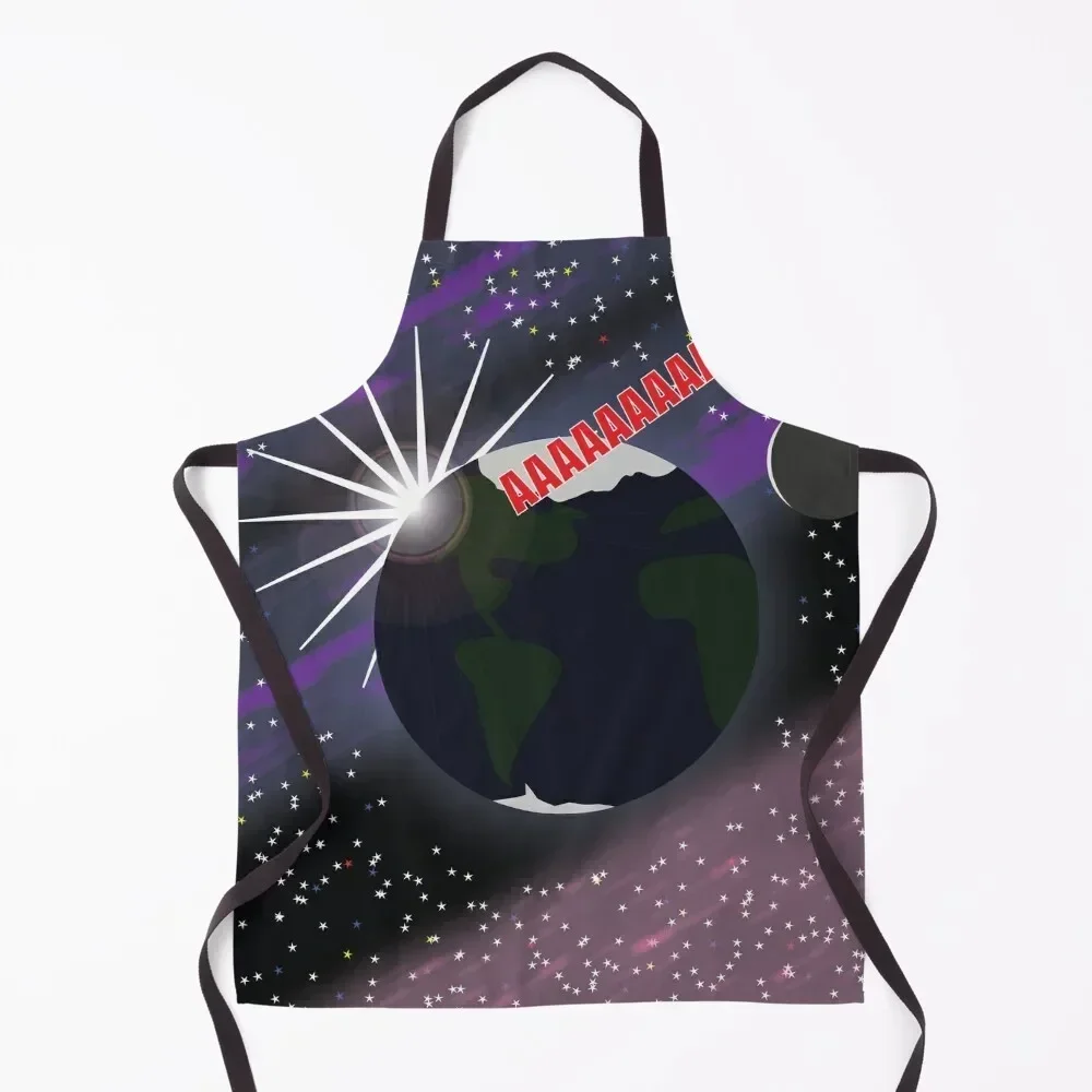 

Screaming (Earth) Apron christmas for home useful pieces Kitchen Things And For Home kitchen clothes for men Apron