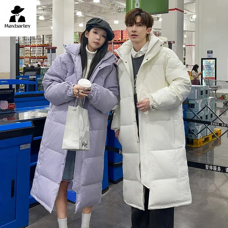 ฤดูหนาวลงเสื้อแจ็คเก็ตผู้ชายผู้หญิงคุณภาพสูงแฟชั่น Hooded WARM Parka Luxury Snowfield เย็น Goose Down เสื้อแจ็คเก็ต