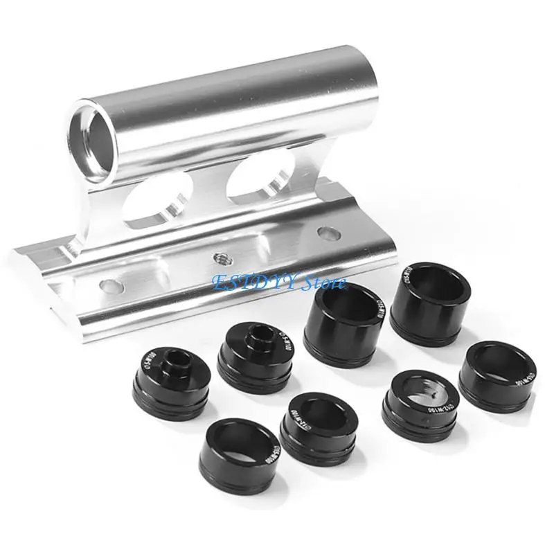 G6DE Bicycles Fork Mount Car Roof Rack Durability Aluminum Fork Mounting Brackets