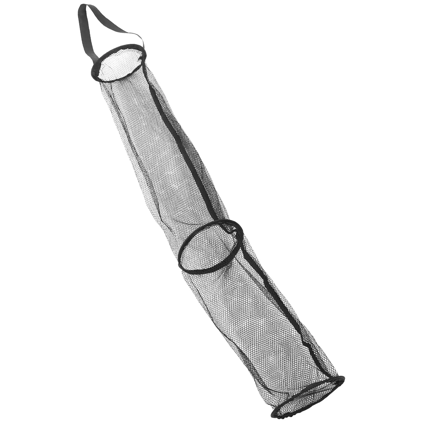 

Nylon Foldable Fishing Net Mesh Guard Live Bait Bucket Durable Waterproof Portable Easy Carry Fishing Equipment