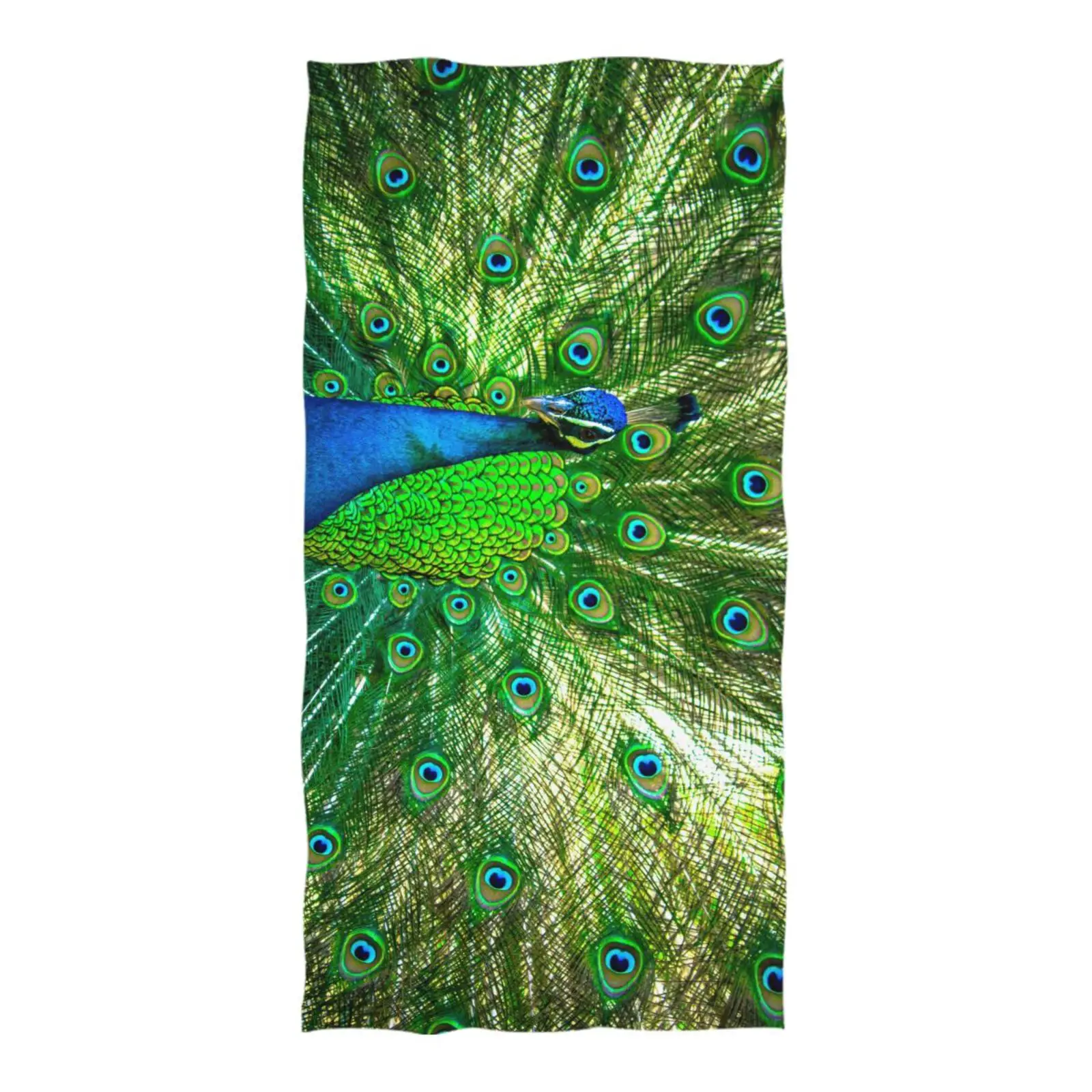 

Feather printed beach towell AbsorbentQuick dry SoftYoga Swimming Easy to carryBeach towelsLight breathable Multipurpose