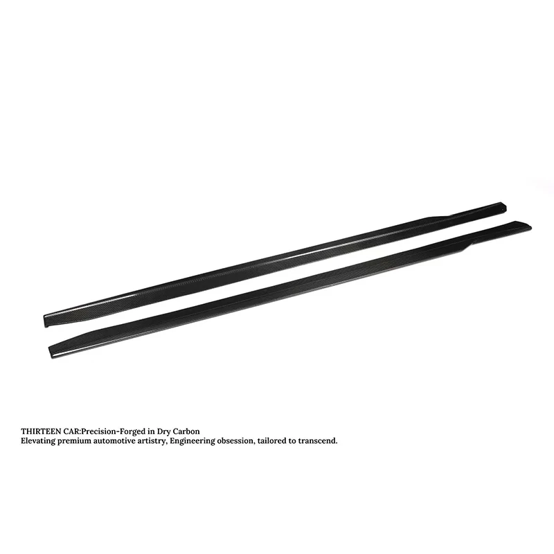 

For BMW M2 G87 M2 2023-2026 Car Side Skirts Splitters Flaps Apron Parts Carbon Fiber R4 style Upgrade Body kit