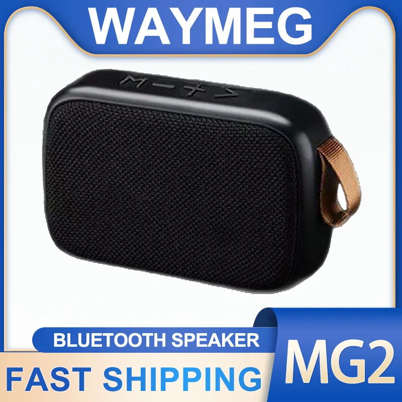 New MG2 Bluetooth Speakers Indoor Wireless Portable Loudspeaker HiFi Stereo Sound Subwoofer Party Reproducer Support USB TF Card