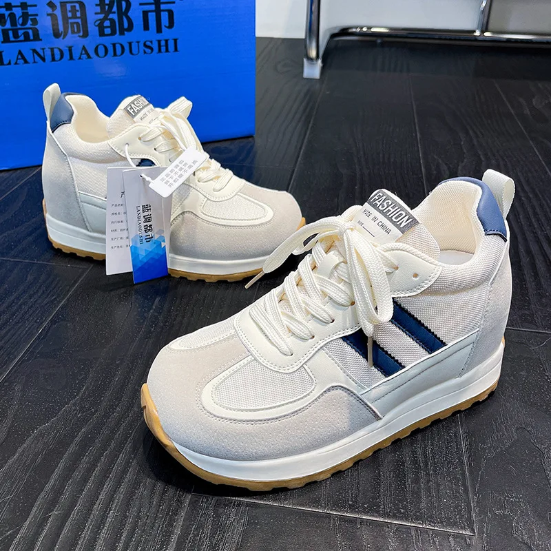 New Casual Shoes Fashion All-match Running Shoes Breathable Cloth Surface Lightweight Sports Women's Shoes Zapatos De Mujer