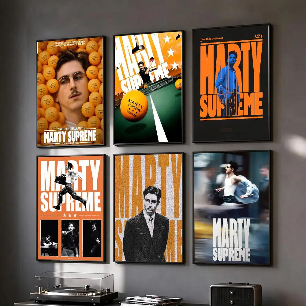 music Marty Supreme Poster Trendy Classic hot HD Self-Adhesive Waterproof Art Poster Room Decor New Arrival On Sale