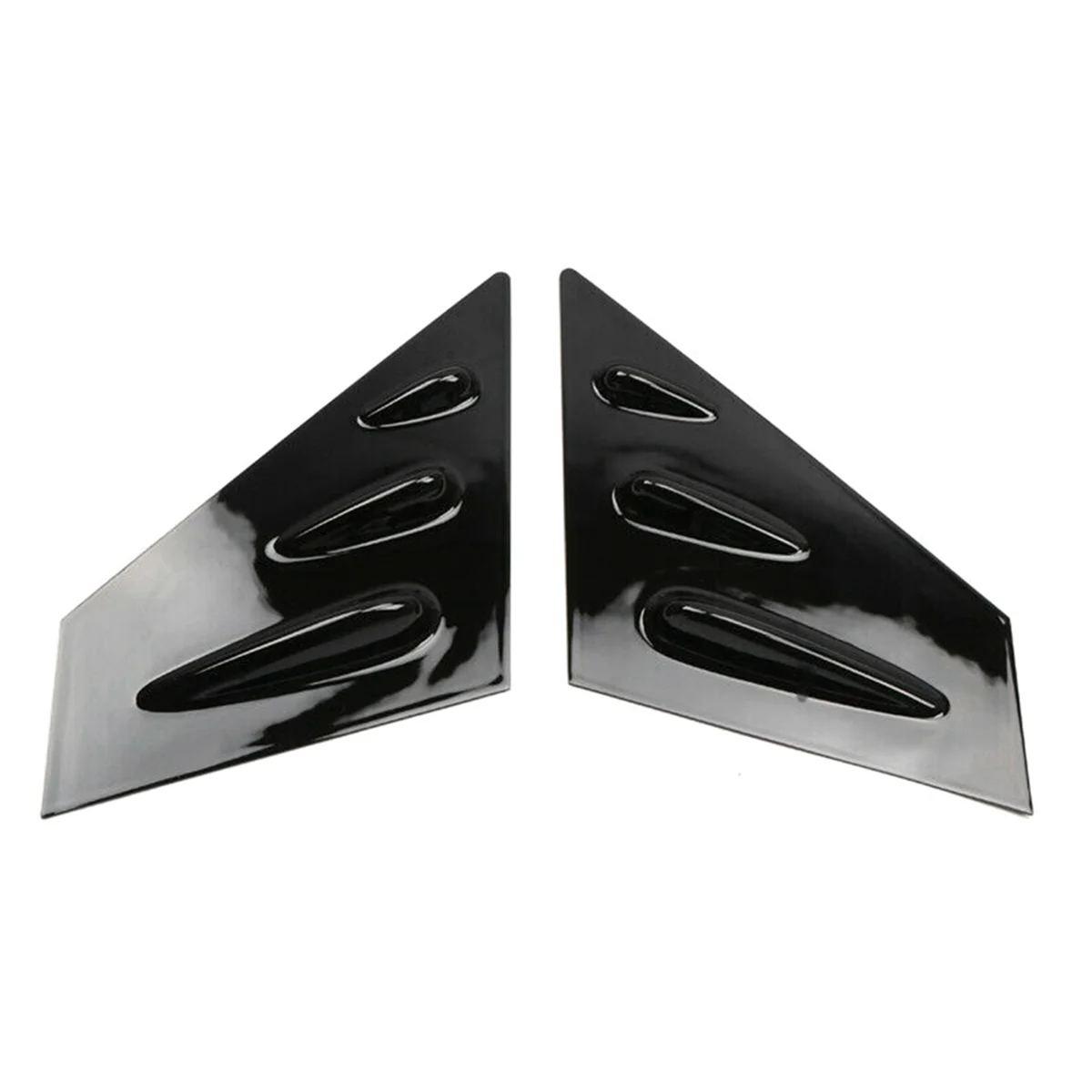 

Front Column Louvers Front Triangle Window Louver Covers Spoiler Louvers Car Fits for 2015-2019