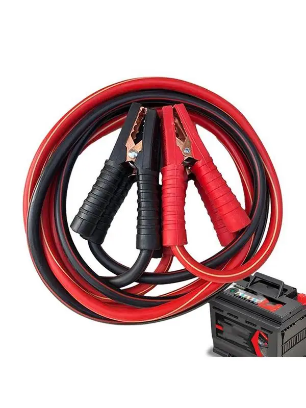 High Quality 500A Car Battery Jump Cable Booster Cable Line Emergency Jump Starter Leads Van SUV Double-ended with Clamps Clips