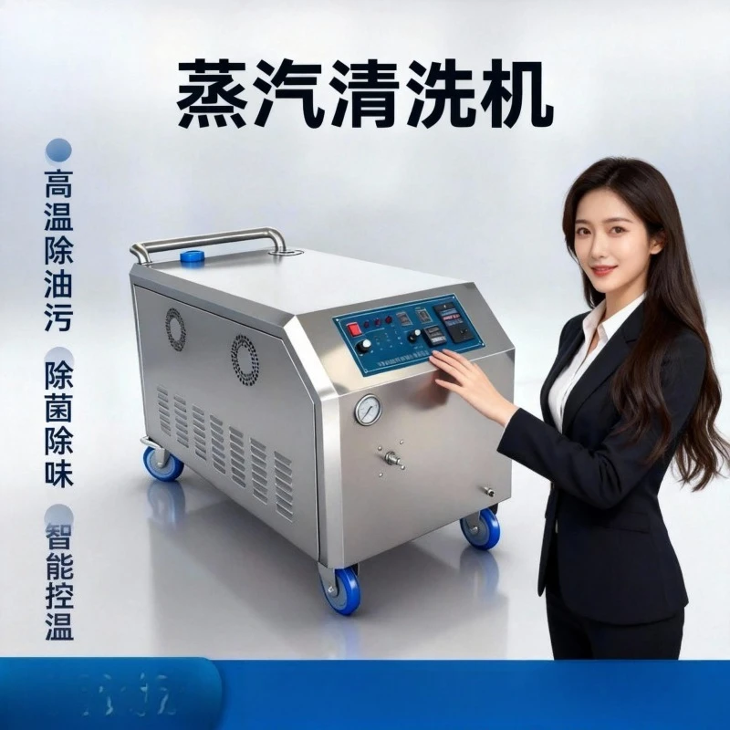High-pressure steam cleaner, industrial-grade high-temperature decontamination, explosion-proof and durable cleaning equipment
