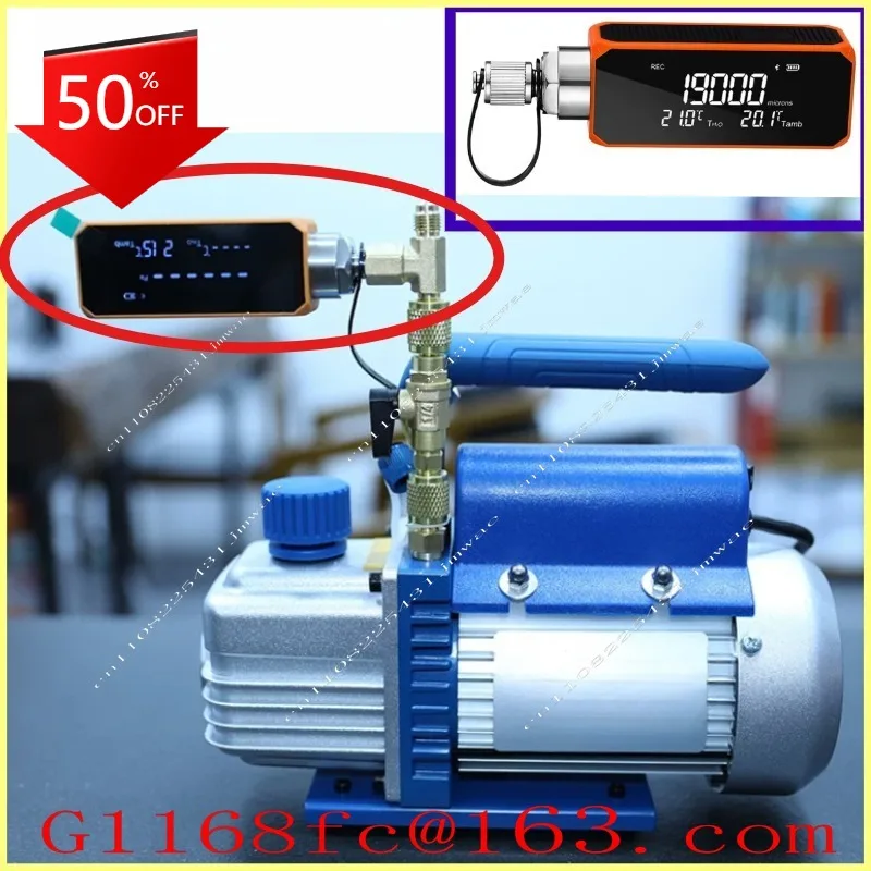 Absolute Pressure Gauge Digital Display Electronic High-precision Air Conditioning Maintenance Vacuum Negative Pressure Gauge