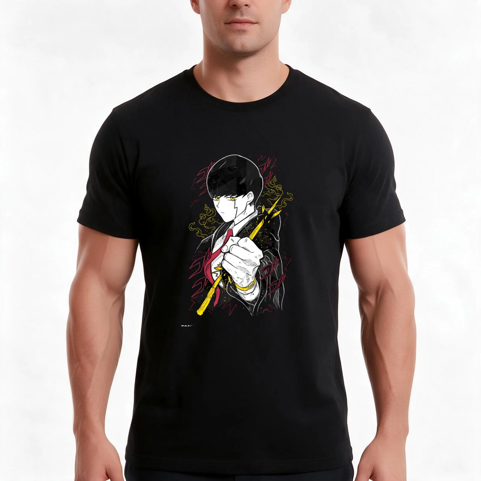 Mash burnedead T-Shirt, Summer Casual Cotton Tee, Oversized Streetwear Tops, Vintage Graphic Print, Loose Fit Short Sleeve