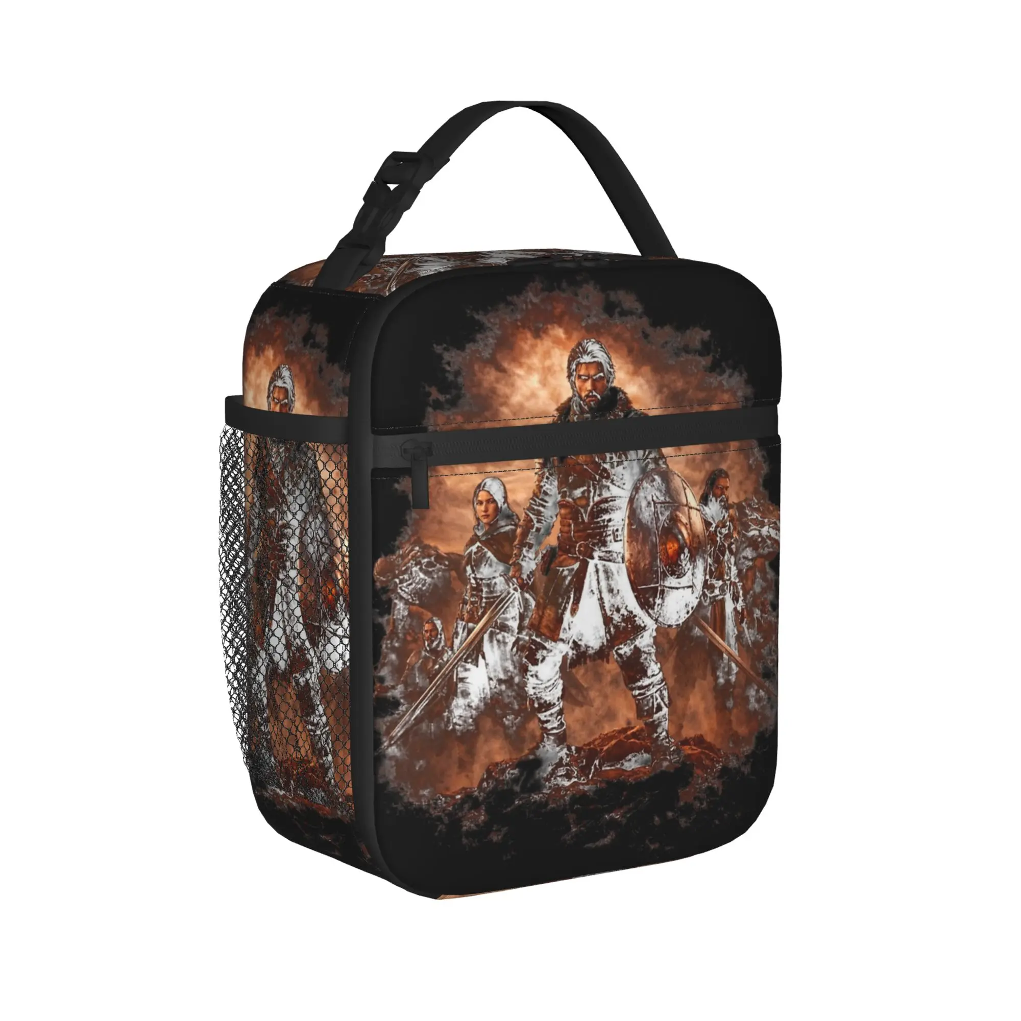 Crimson Desert  Game Insulated Lunch Bag Cooler Bag Reusable,Meal Container  Leakproof Tote Lunch Box Girl Boy Beach  Picnic