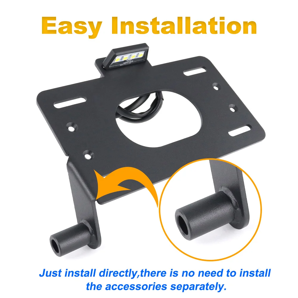 Fender Eliminator Tail Tidy License Plate Holder Slingshot Base/SL/SL LE/SLR GT LE/S/SL/SLR/SLR LE R /R LE/S/SL/SLR For Polaris view 5