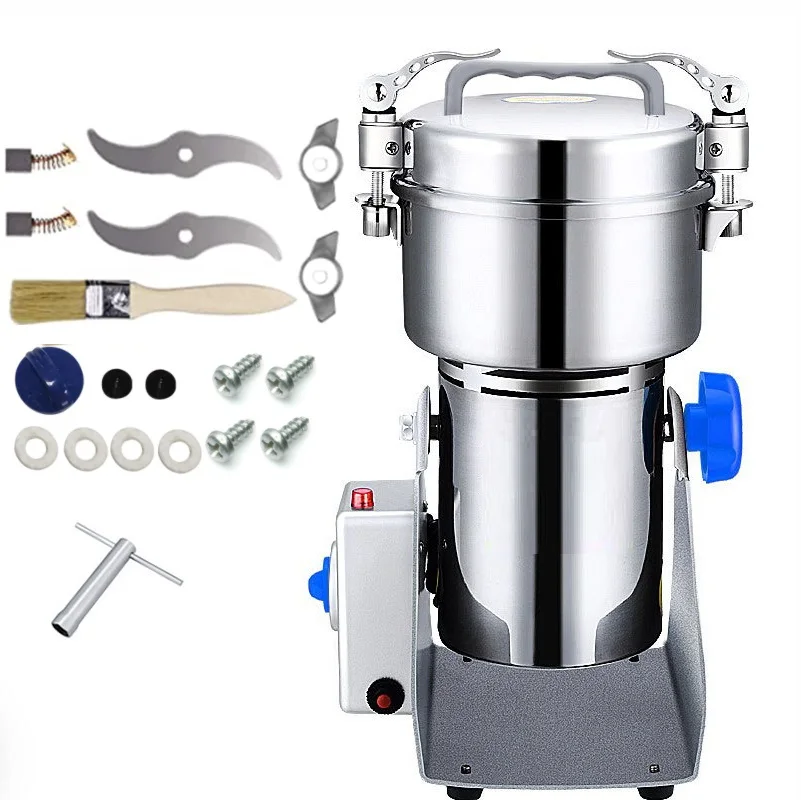 800g Electric Spice Herbal Coffee Grinder Machine Home Food Crusher Mill Wheat Flour Dry Food Grinder Machine 220V