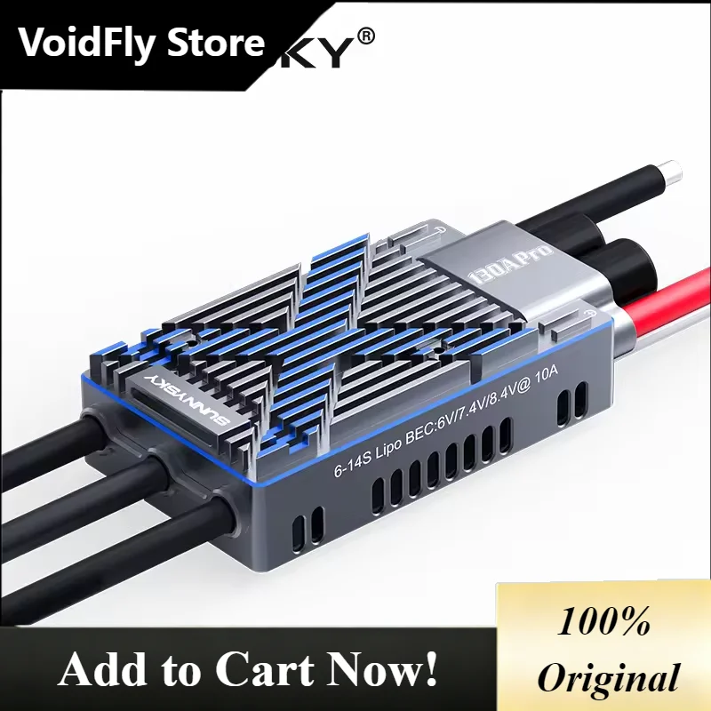 VoidFly SUNNYSKY X130A HV SBEC Speed Controller 6-14S X130A ESC For RC30-40CC 3D F3A Fixed-Wing Aircraft/550-600 Series Helicopt