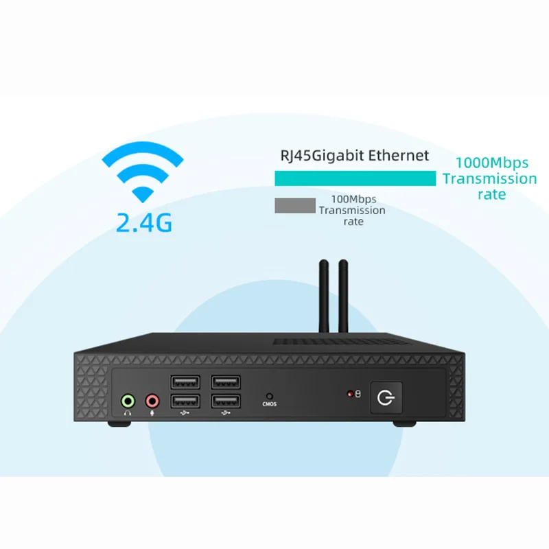 الجملة الأساسية I3 I5 I7 HM65 لينكس Win7 Win10 WIFI بلوتوث مكتب شخصي صغير الأعمال كمبيوتر صغير مع مروحة #4