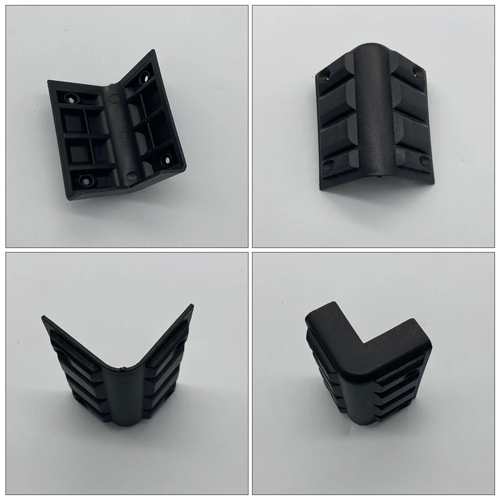 25 قطعة من واقيات الزوايا البلاستيكية غطاء زاوية مكبر الصوت الأسود لصناديق أمبير حماية السلامة المضادة للتصادمات #2