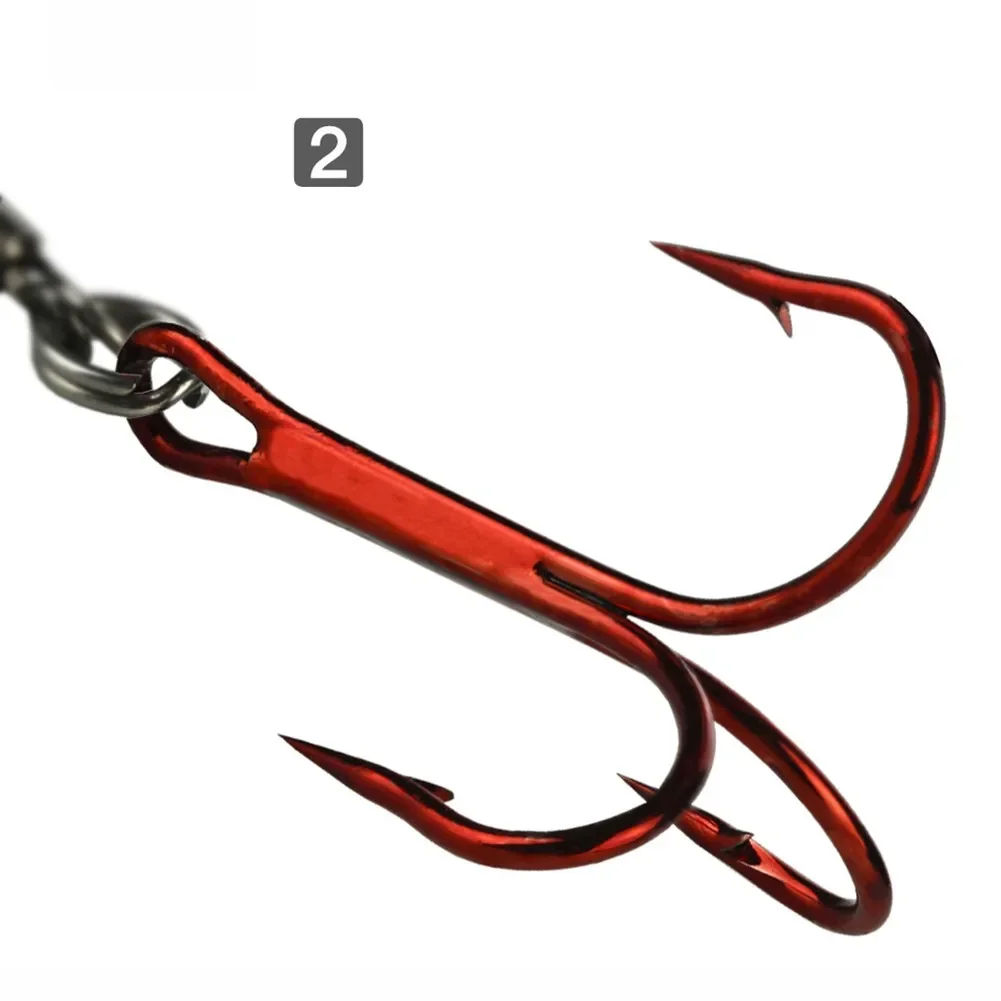 

Fishing Treble Hooks Pike Center Pin Replacement Terminal Tackle Fishing Accessories High-Carbon Steel Useful Newest