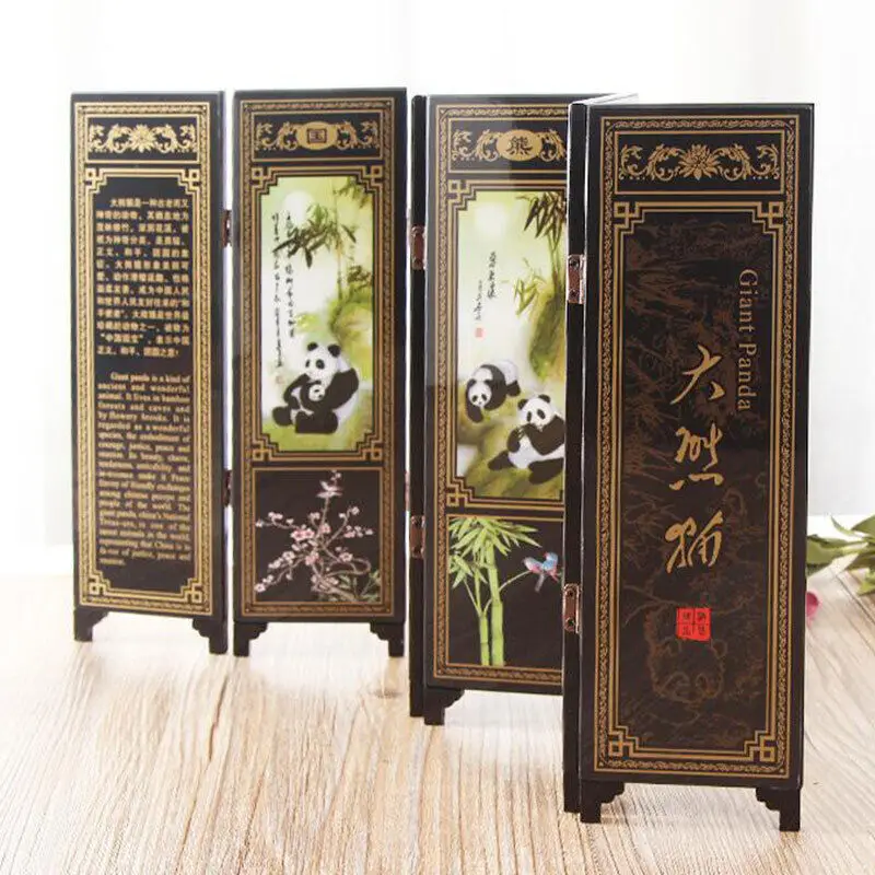 

1pc Chinese Cultures Antique Small Screen Featured Gift Souvenirs Ornaments Display Living Room Home Decoration Desktop New