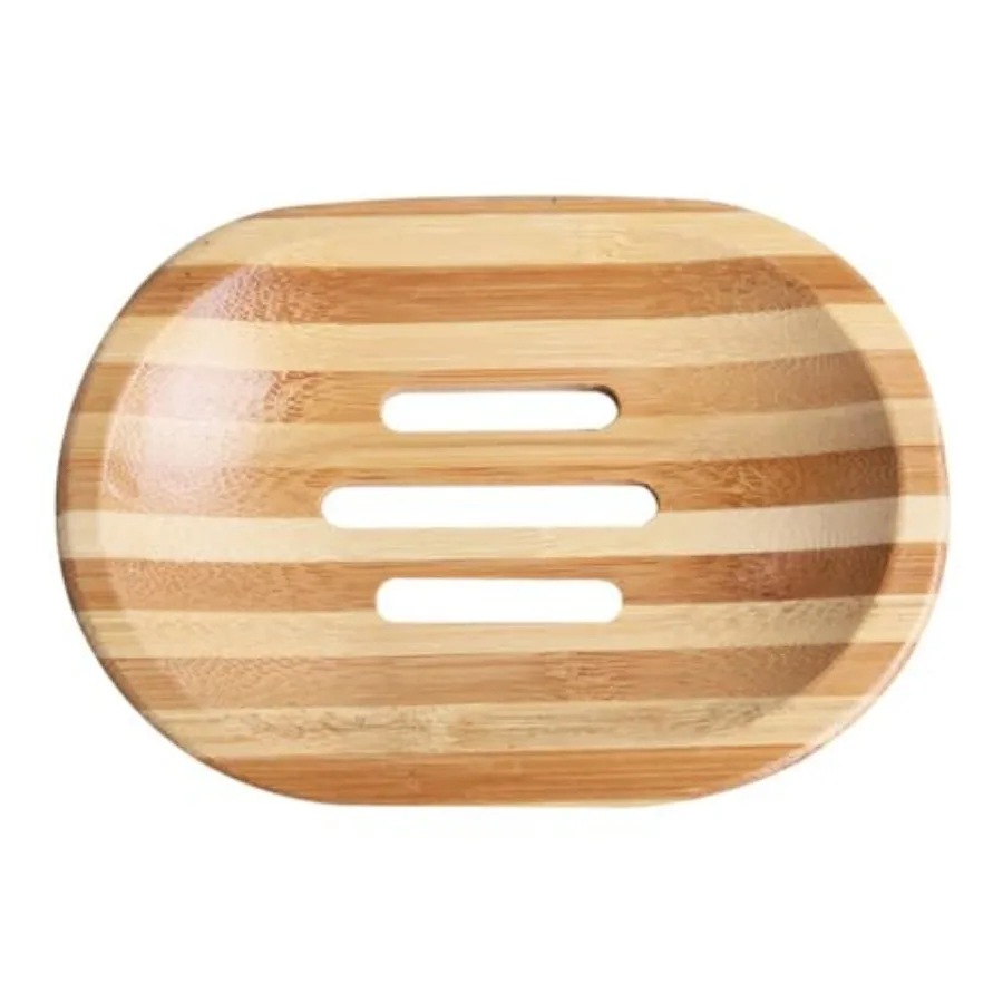

Bamboo Soap Dish Soap Holder Natural Bamboo Wood Soap Dish Storage Holder for Bathroom Toilet Home Hotel, Pink