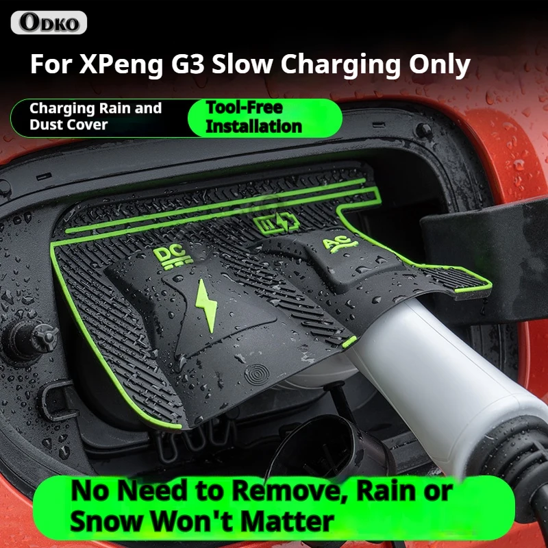 For XPeng G3 Fast Slow Charging G7 MONA M03 Dedicated New Energy Car Charging Port Waterproof Protector Cover Gun Rain Cover