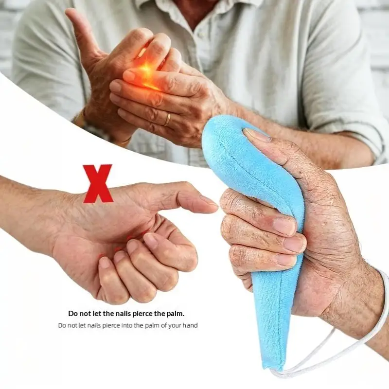 4Pcs Finger Contracture Prevention Tool Carrot Hand Contracture Cushion Pillow Palm Grips Finger Rehabilitation Training Device