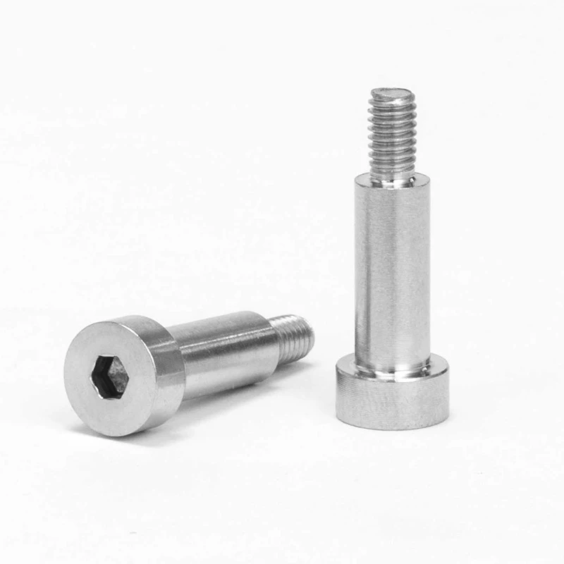 10pcs/lot M3 M4 M5 M6 304 Stainless Steel Hex Hexagon Socket Cap Head Shoulder Roller Bearing Scree Bolt High Tensile