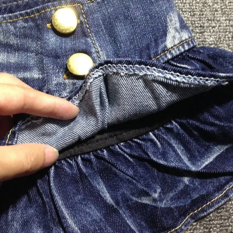 Mini jupe en jean taille basse sexy pour femme, jupe courte à volants, jupe plissée pour bar et boîte de nuit, été, nouveau, 2024