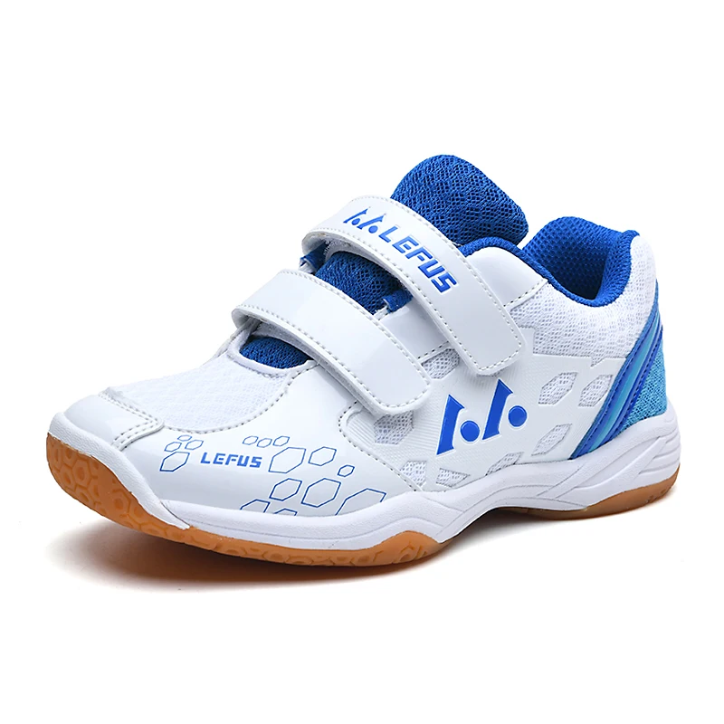 Kid's Badminton Shoes Boys Girls Volleyball Badminton Sneakers School Training Sport Shoes for Student Children Mesh Tennis Shoe