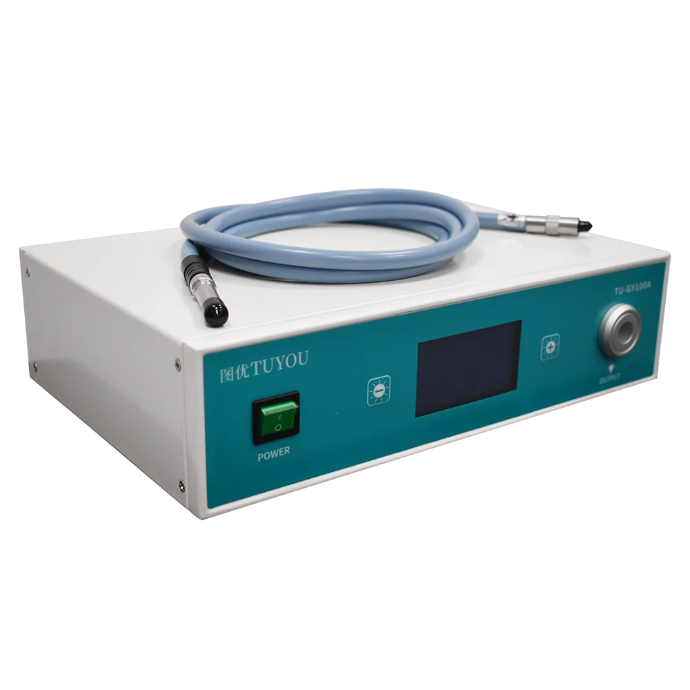 

100-watt Fiber Optic Microscope High Power Medical Cold Light Source for Laparoscopy Endoscopy Surgery