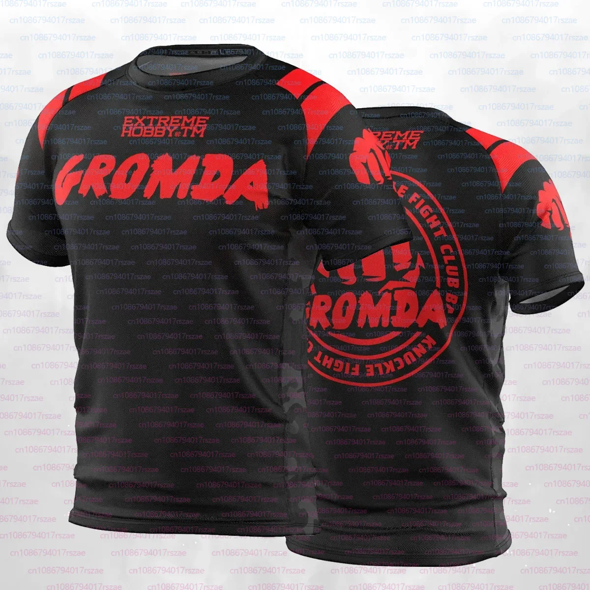 GROMDA Battle Boxing Game Team Jersey Men MMA Play Fighting Short Sleeve T-shirts Fans Summer 3D Print Breathable Sportwear