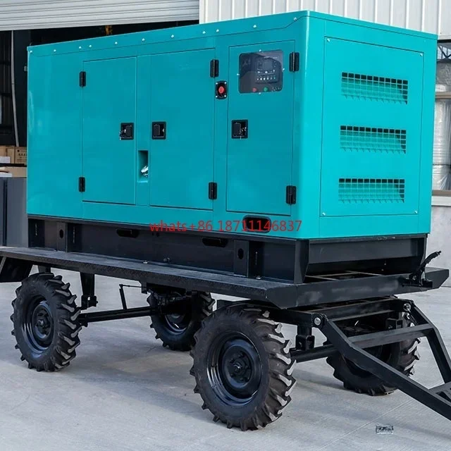 50HZ 3Phase 380v 10kva low price of SR POWER sound proof diesel generator portable