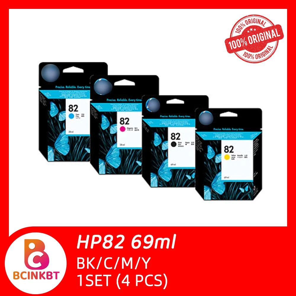 Cartucho de tinta para impresora HP 10 82, nuevo y Original, Designjet 510, 111, 500, 800, 815, 820, 500ps, 800ps, C4844A, CH565A, C4911A, C4912A, C4913A