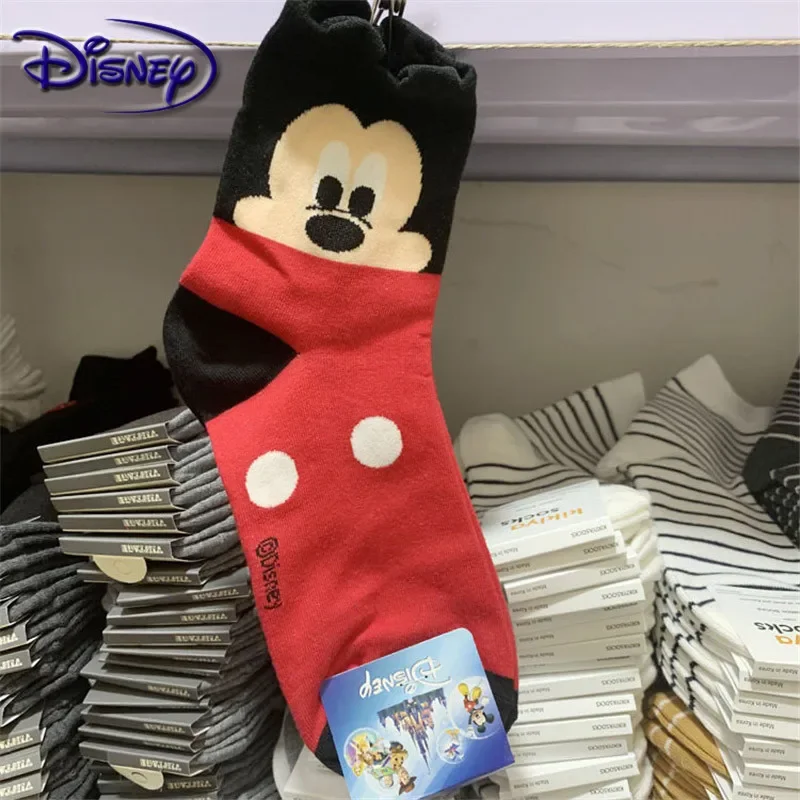 Disney cute Mickey cartoon  cotton socks new design boat socks casual soft socks