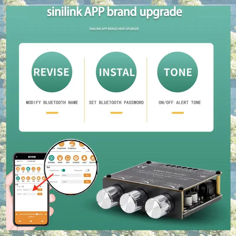 New-2X XY-E100L 2.1 Channel For Bluetooth Audio Amplifier Module 50Wx2+100W High Low Tone Subwoofer Amplifier Board Speaker