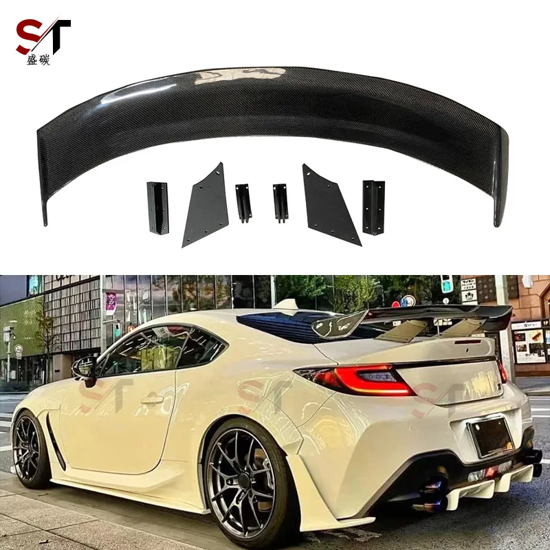مناسبة لتويوتا GR86 قوس الذيل سوبارو BRZ ألياف الكربون الثابتة الرياح الجناح GT المفسد تعديل الملحقات