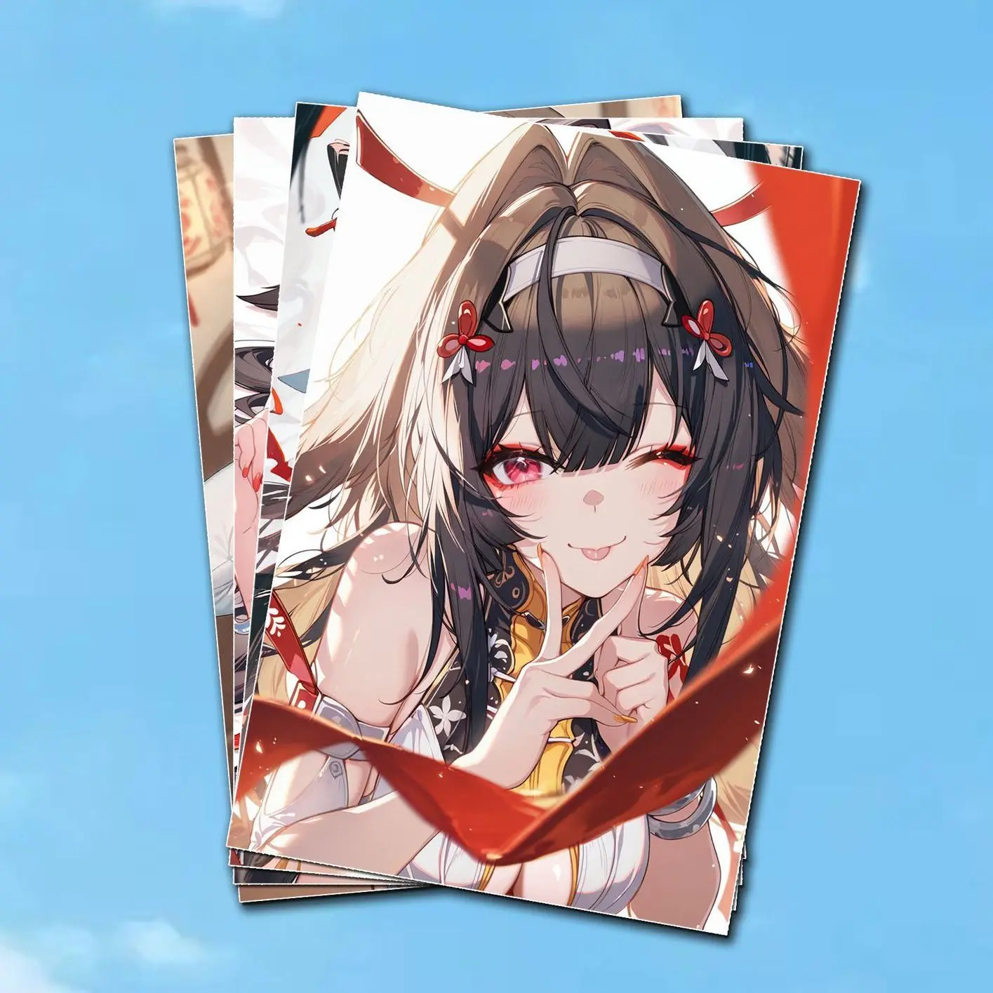 Zenless Zone Zero Ye Shunguang Zzz Photobook Artbook صور كتاب ملصق شارة بدبوس ملصق بطاقة الصور مجموعة حامل أكريليك