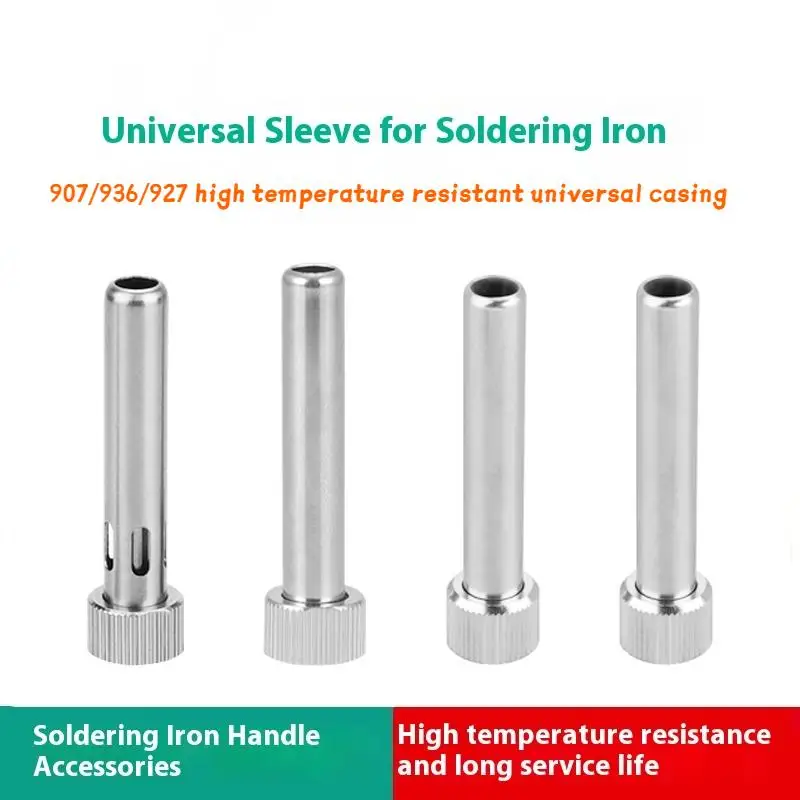 Casing Solder Station Nozzle Sleeve Welding Accessories 1 Set 927 Soldering Iron Tip Cannula Handle Head Adapter Socket