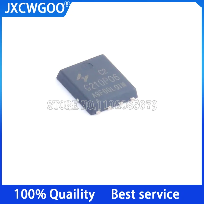 10PCS HYG210P06LQ1C2 marking:G210P06  60V 40A PDFN8L5*6 Field effect transistor MOSFET  New original