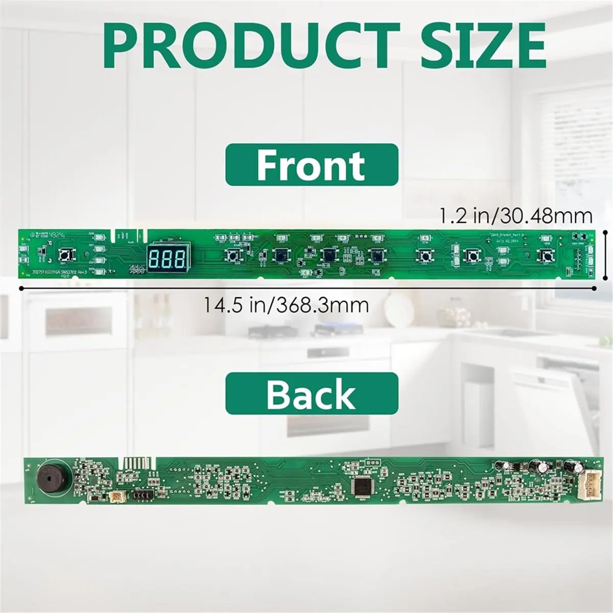 

Плата управления для посудомоечной машины ABZD WD21X23462 GE, совместимая с различными моделями GE, обеспечивает надежную работу