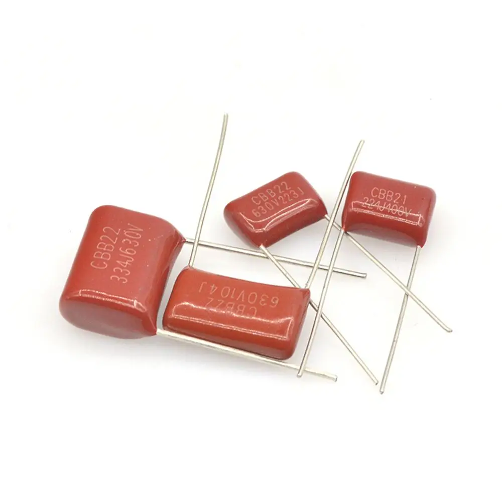 20pcs CBB22 474J400V 400V474J 470nF 400V 5% P10 Foot Distance 10mm Metallized Polypropylene Film Capacitor