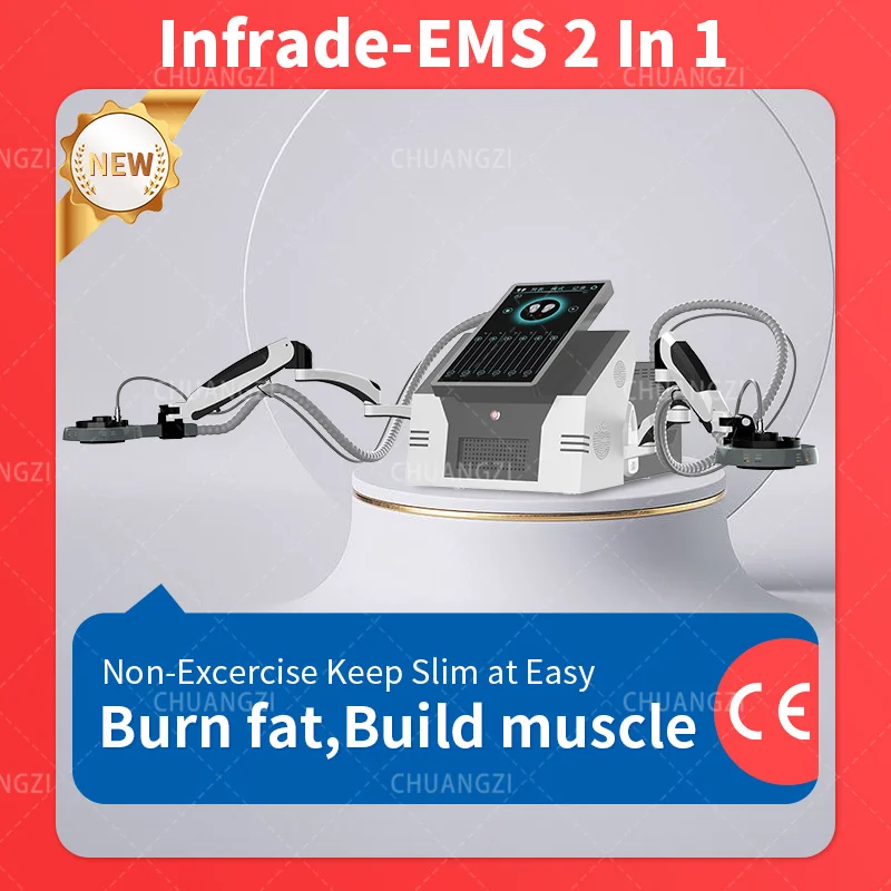 

New 2 in 1 Infrared Emszero Slimming + Infrared Non-Exercise Keep Slim Burn Fat Build Muscle Ce