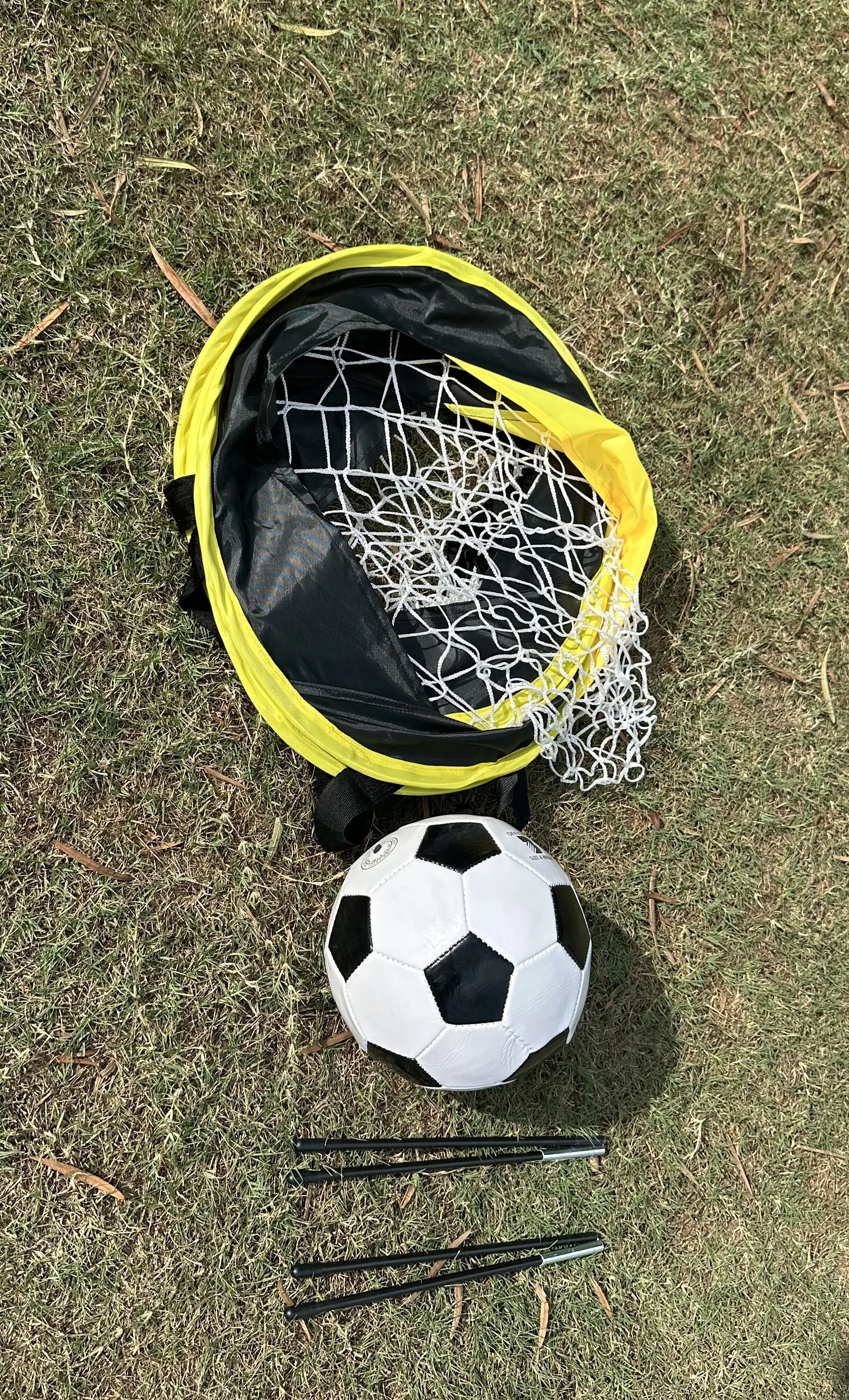 Porta de fútbol emergente de alta calidad para entrenamiento al aire libre/interiores Diseño plegable de portería de fútbol portátil