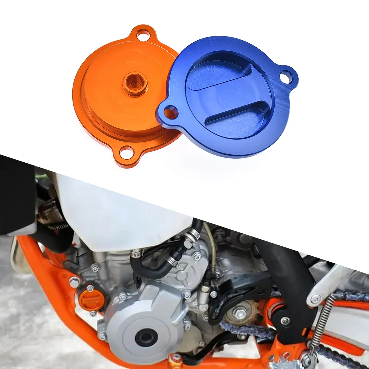 For Husqvarna 701 Enduro 701 Supermoto 2016-2024 Husaberg FE 390 450 501 570 KTM GASGAS Motorcycle Engine Oil Filter Cover Cap