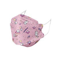 50Pcs Kids Disposable Face_Masks With 3D Designs 4-Ply Cute Printed Breathable Face_Mask Outdoor Dust-Proof Face Protective Mask