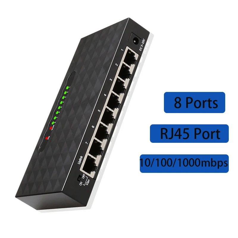 

USB Synchronous Controller Adapter Internet Splitter Adapter Converter Ethernet Network Switch RJ45 Hub game 1000Mbps switch