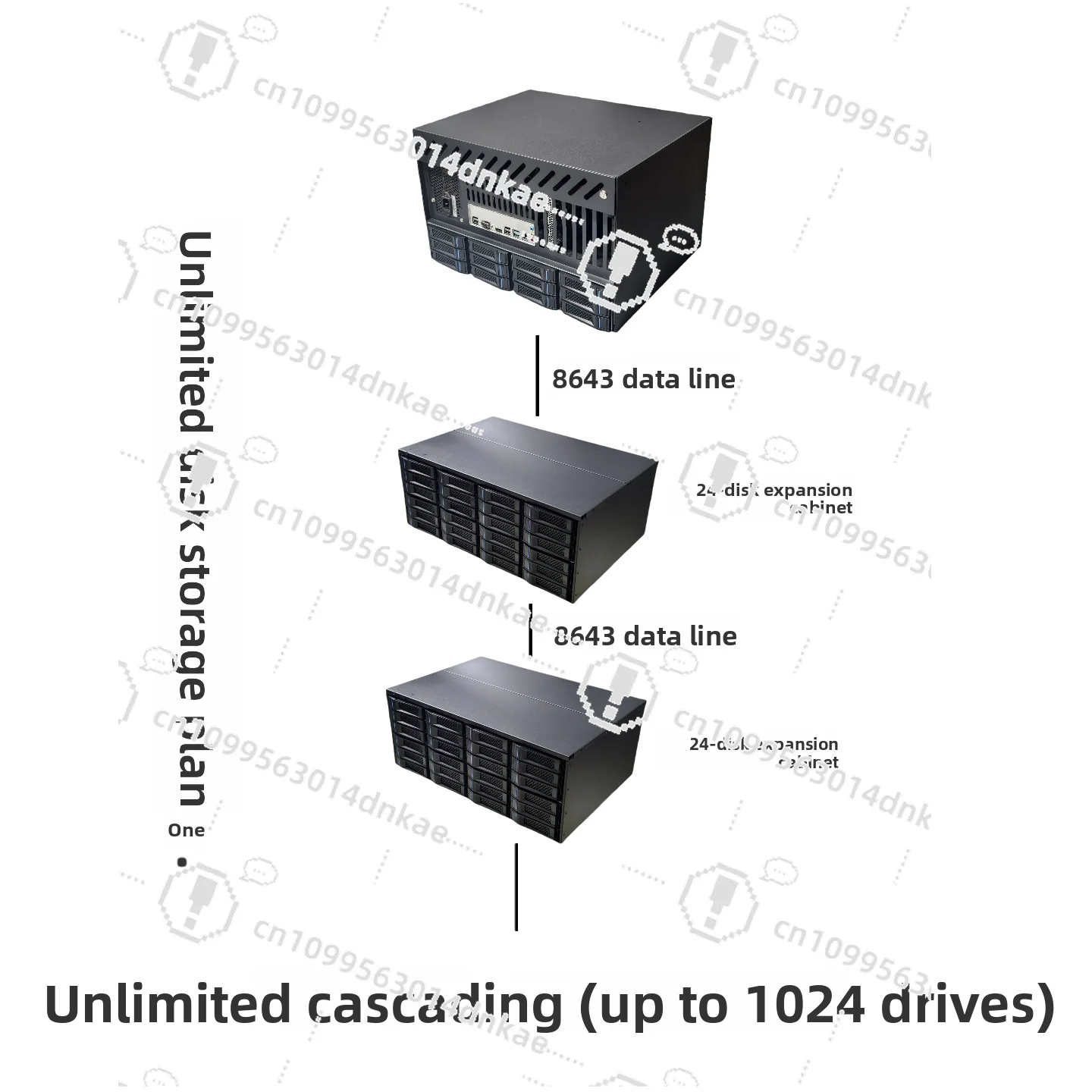 M412PC 12-disc Black Group Flying Bull NAS Storage Chassis 12G Expansion Backplane, Push-pull EATX Motherboard Front IO